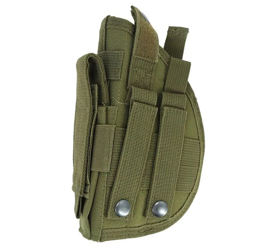 Tactical holster with Molle system for pistol Black/Tan/Green