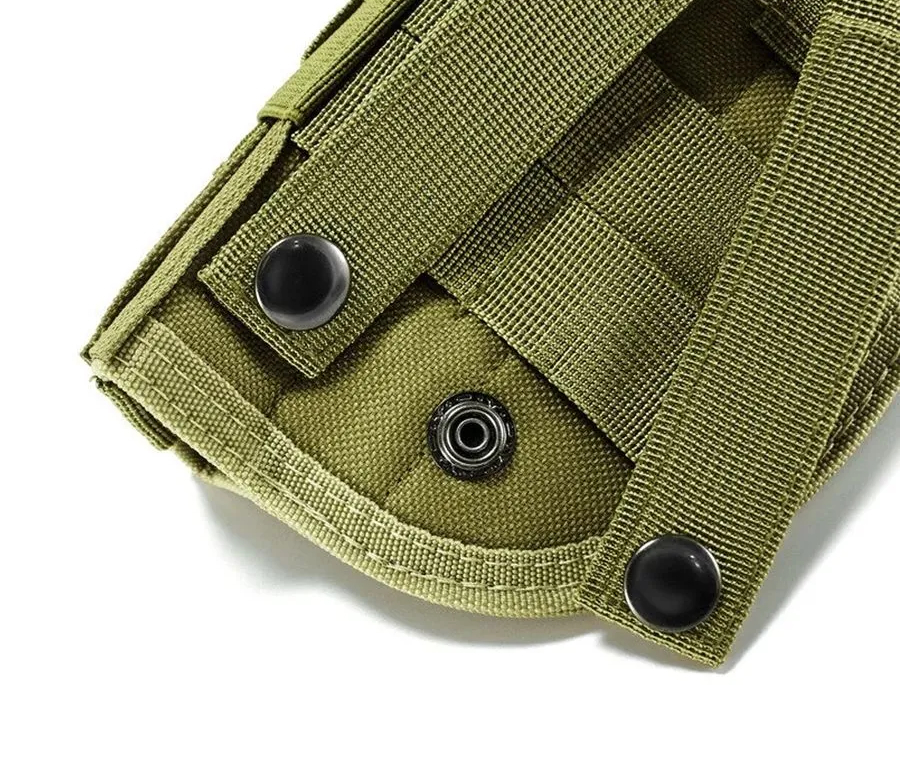 Tactical holster with Molle system for pistol Black/Tan/Green