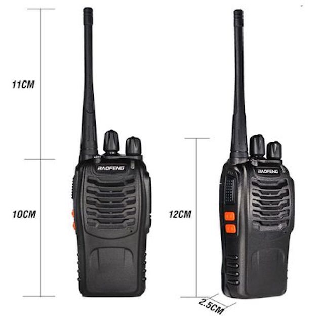 Baofeng BF-888S 16-Channel UHF 400-470MHz Walkie Talkie