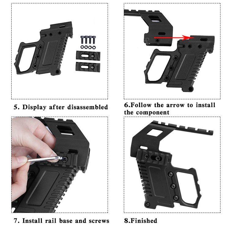 Carbine Kit With Rail Mount System for G17/G18/G19 series