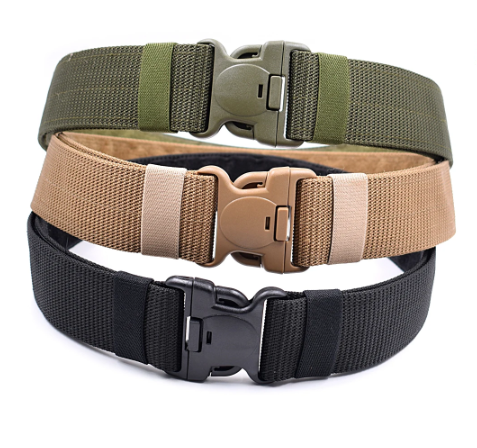 Tactical Military Belt Black/Tan/Green